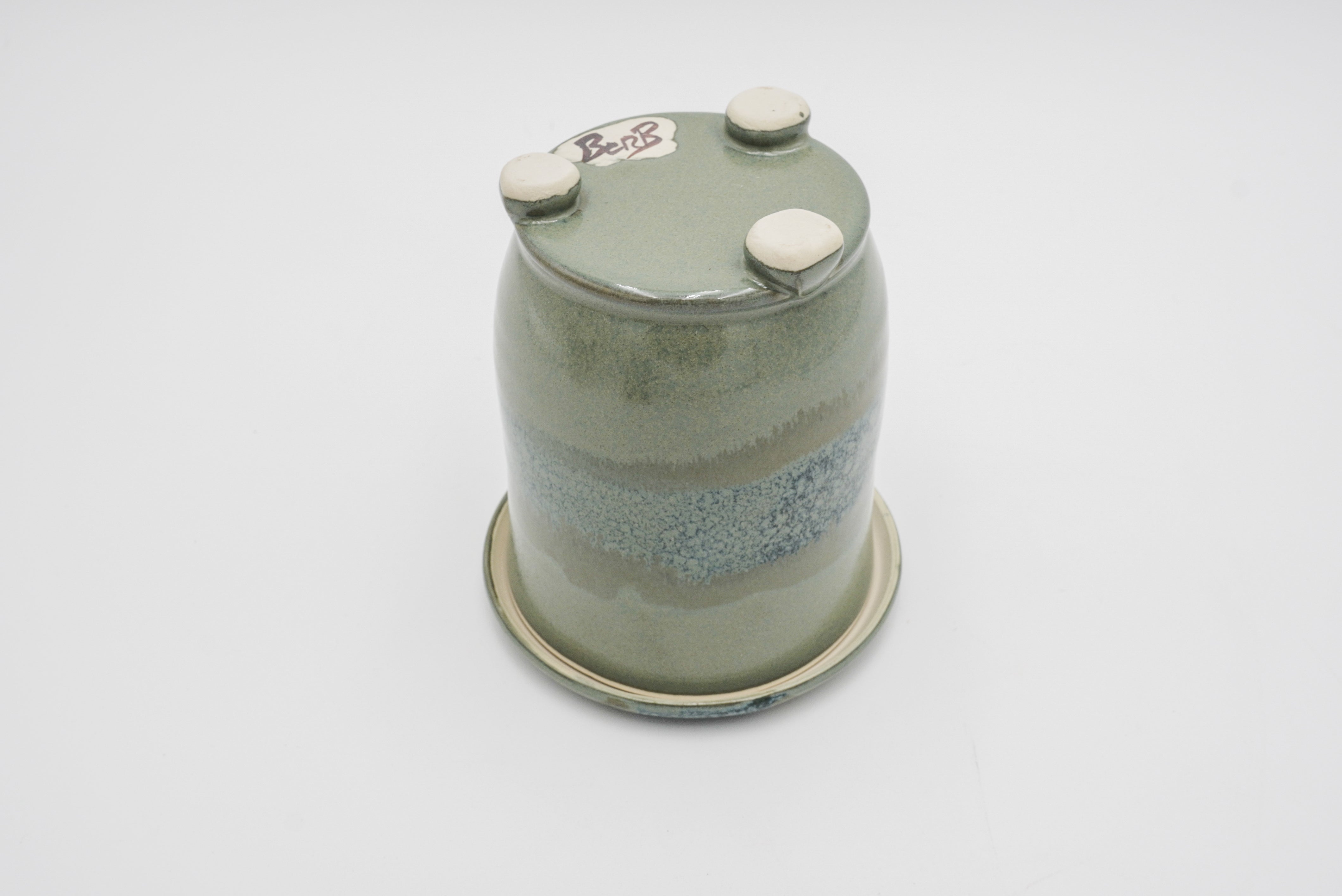 Butter Crocks, French Style Stoneware Container for Storing Butter