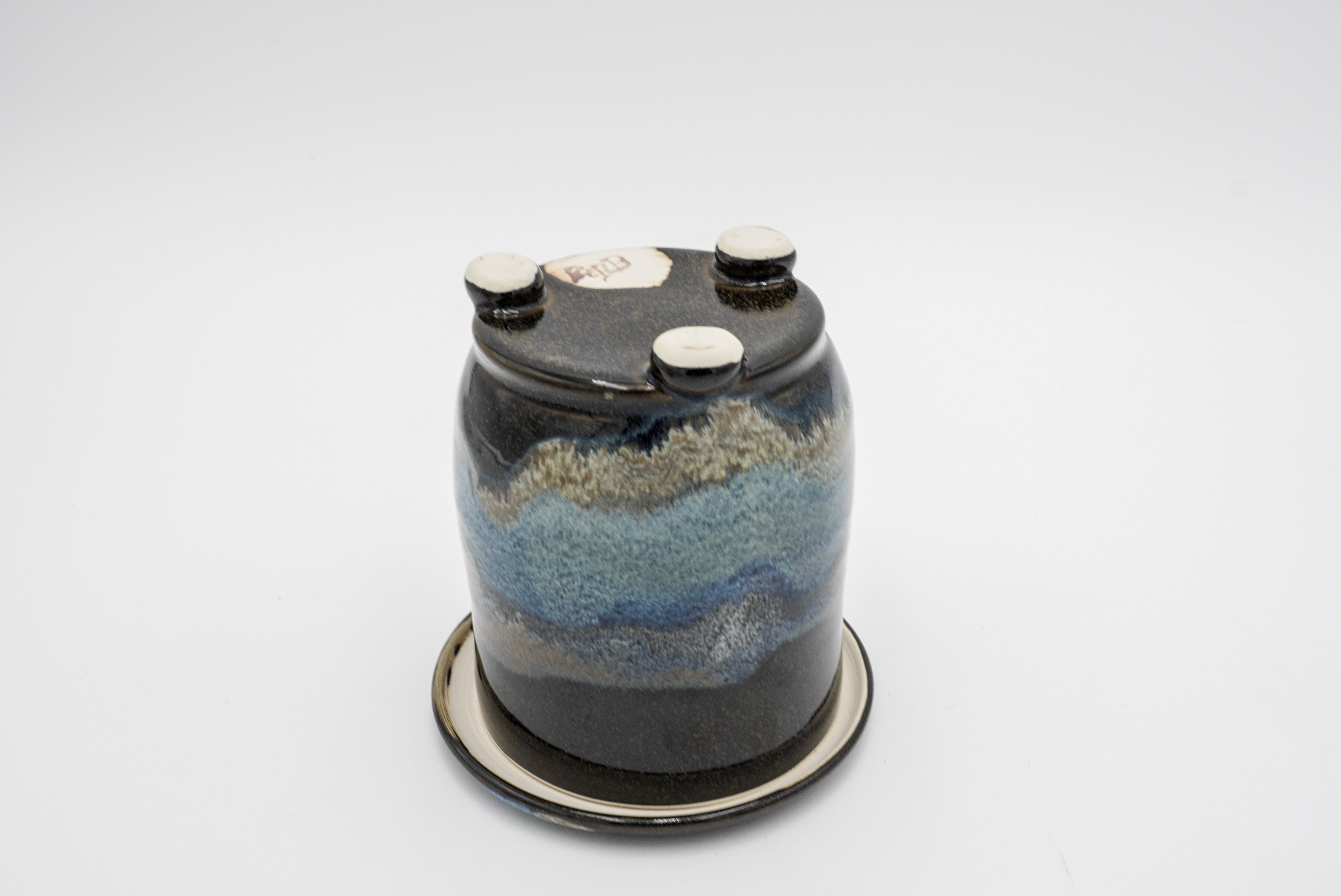 Butter Crocks, French Style Stoneware Container for Storing Butter