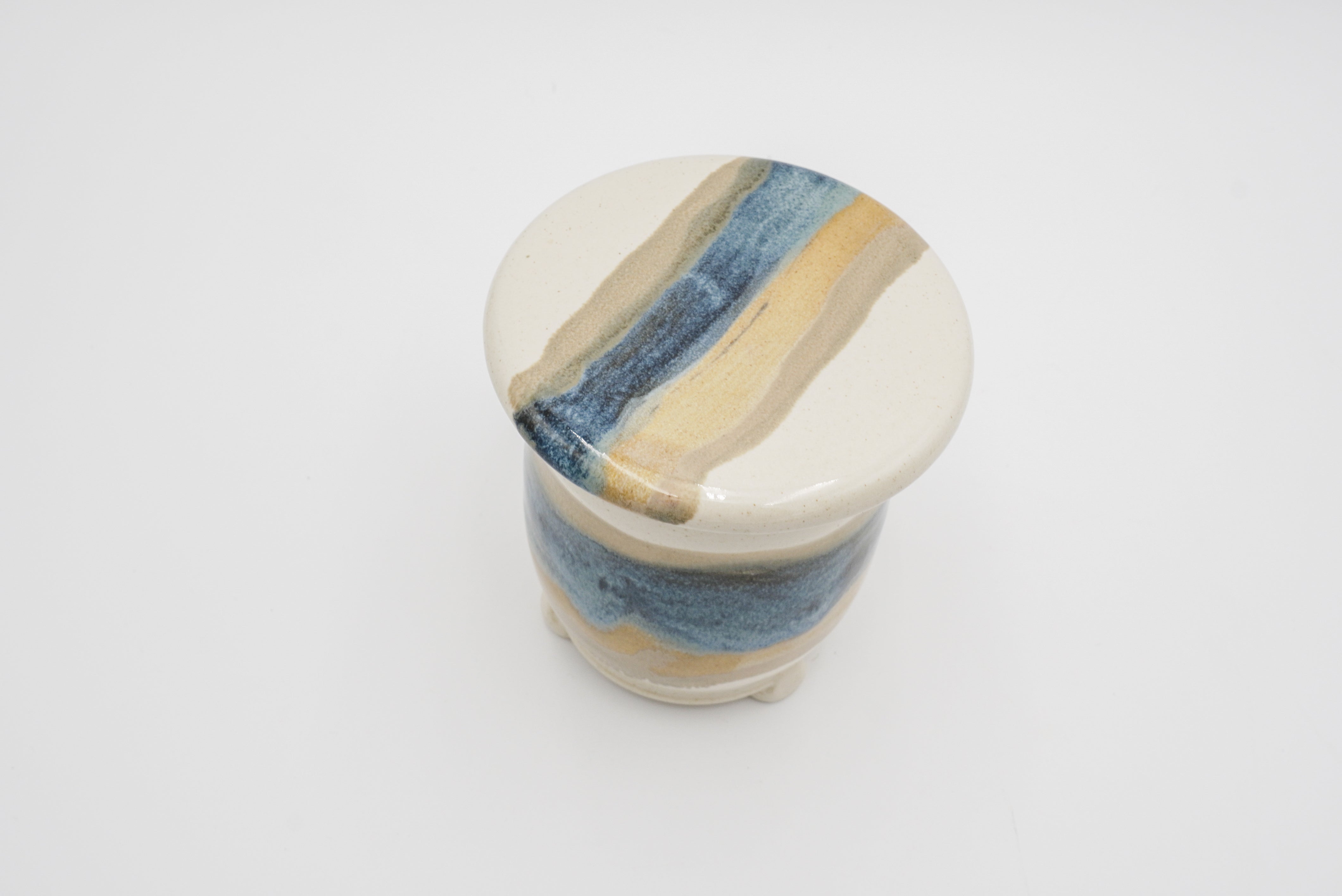 Butter Crocks, French Style Stoneware Container for Storing Butter