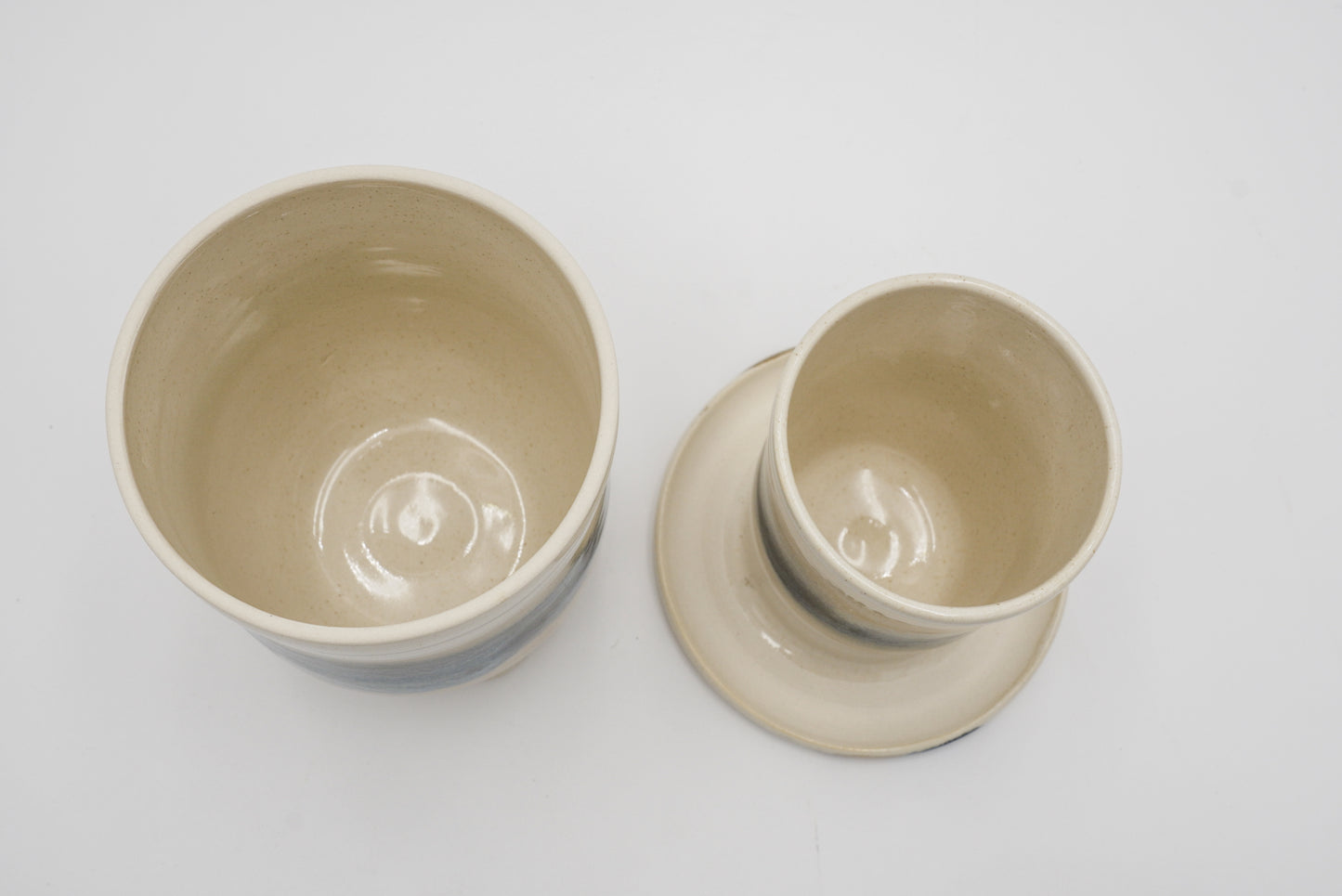 Butter Crocks, French Style Stoneware Container for Storing Butter