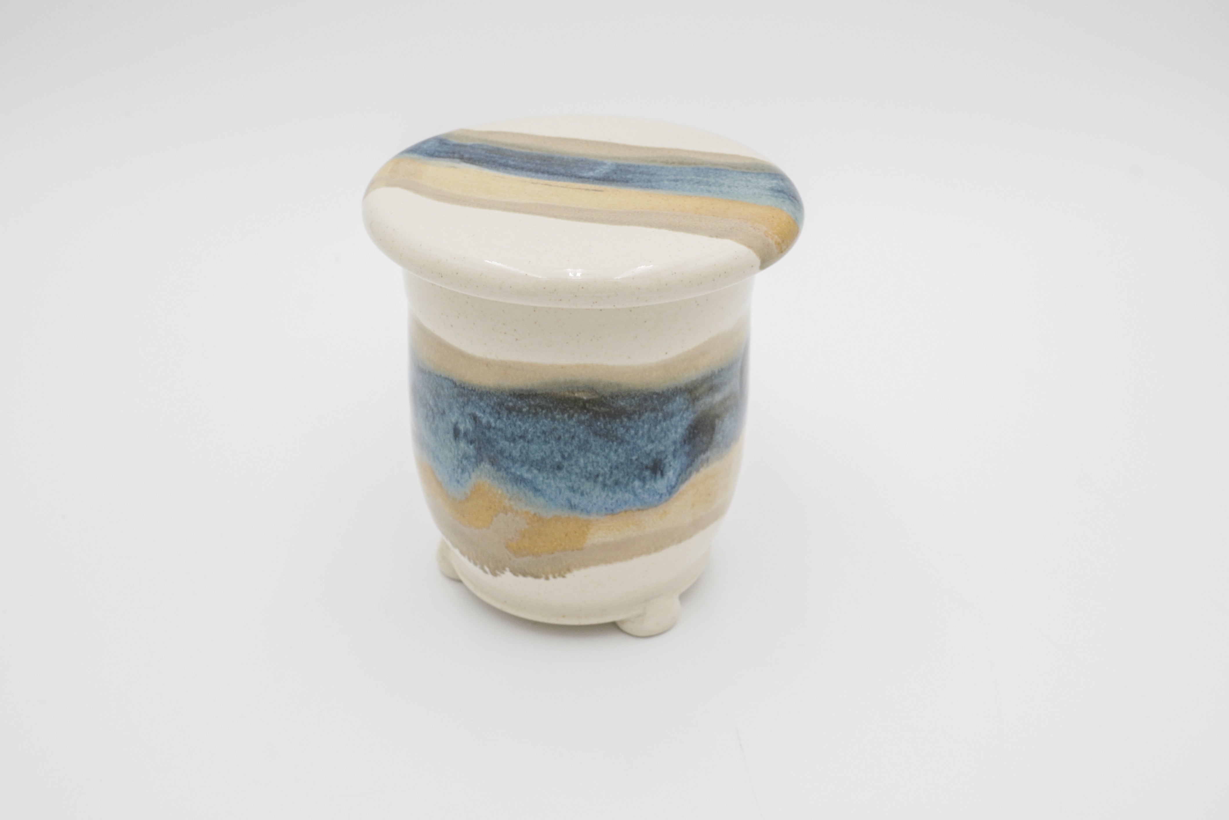 Butter Crocks, French Style Stoneware Container for Storing Butter