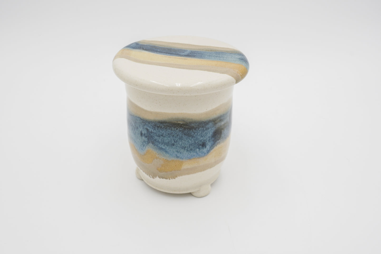 Butter Crocks, French Style Stoneware Container for Storing Butter