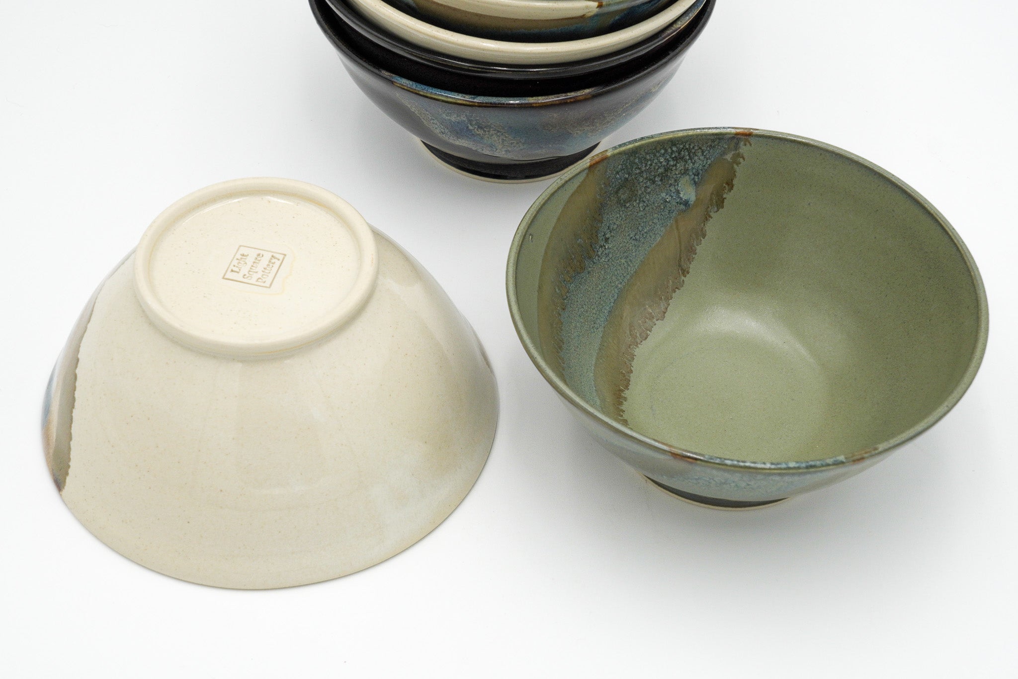 Pottery Bowls: Wheel Thrown Stoneware Tableware for Salad, Soup, Pasta, Cereal, Whatever You Like
