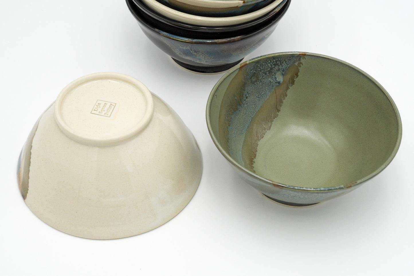 Pottery Bowls: Wheel Thrown Stoneware Tableware for Salad, Soup, Pasta, Cereal, Whatever You Like