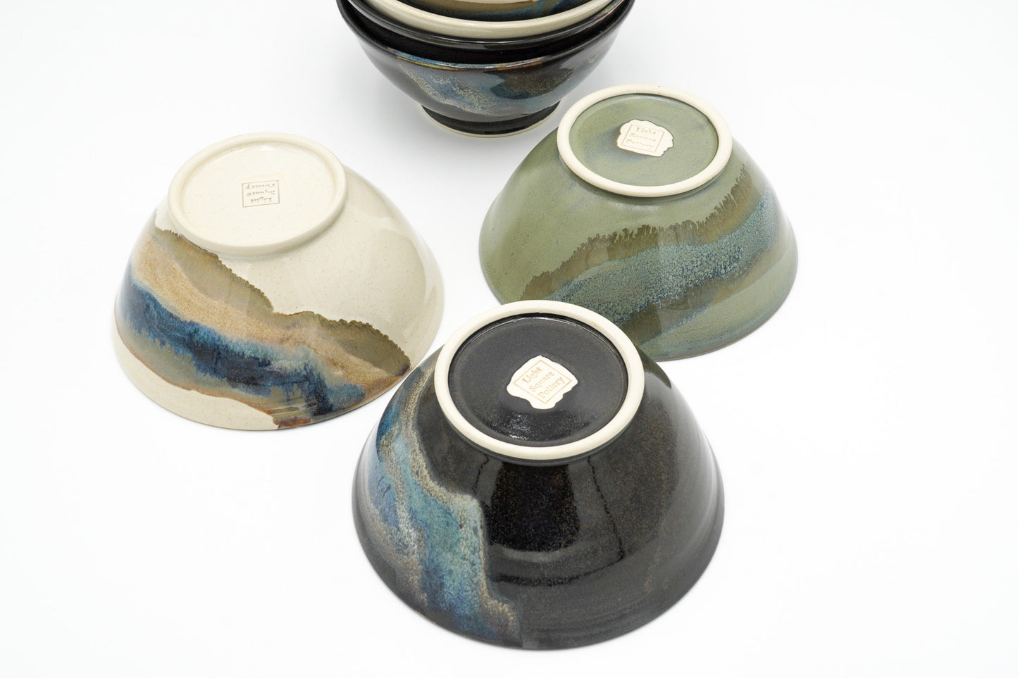 Pottery Bowls: Wheel Thrown Stoneware Tableware for Salad, Soup, Pasta, Cereal, Whatever You Like