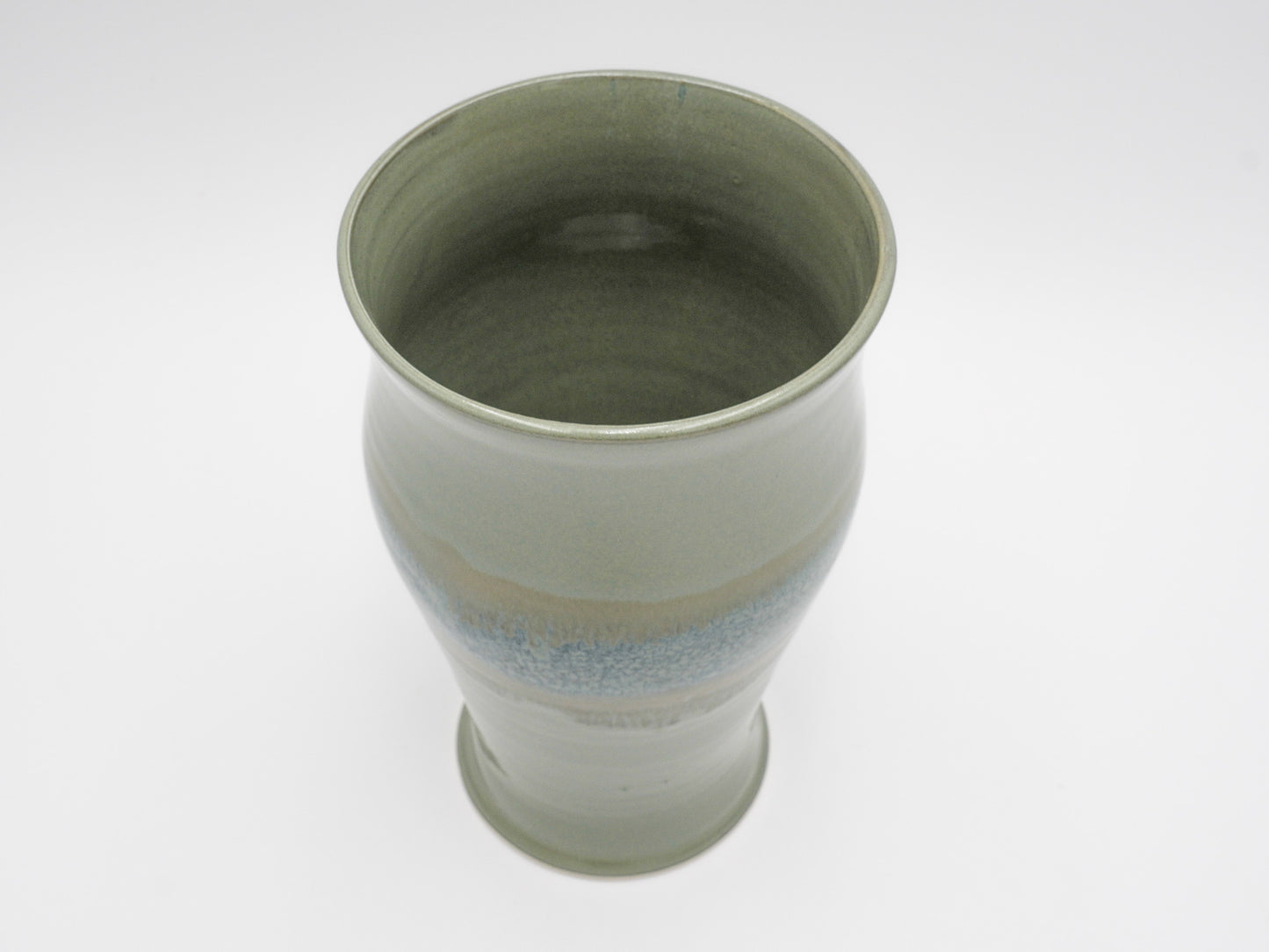 Handmade Pottery Vase: Wheel Thrown Stoneware Flower Vessel for Your Favorite Bouquets